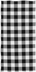 img 4 attached to 🧼 Cindly White Buffalo Plaid Hand Towels - 30 X 15 Inch | Multipurpose, Highly Absorbent Towels for Bath, Hand, Face, Gym, and Spa