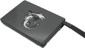 img 4 attached to 🐉 Савант ПК Дракон RGB Лого Крышка для HDD/SSD 2,5 дюйма