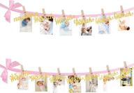 📸 captivating 12 month photo banner: perfect first birthday decoration and party essential! logo