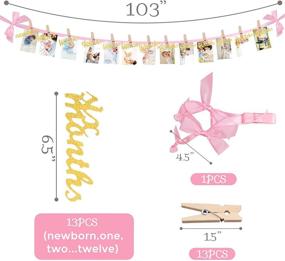 img 3 attached to 📸 Captivating 12 Month Photo Banner: Perfect First Birthday Decoration and Party Essential!