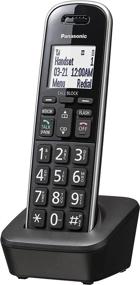 img 1 attached to 📞 Panasonic KX-TGBA85B Compact Cordless Handset - Large LCD, Call Block, Caller ID, Line Power Mode, Phonebook - Add-on for TGB85x Series (Black)
