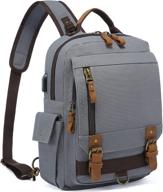 🎒 lovevook crossbody backpack with zippered shoulder straps logo