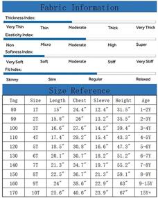 img 1 attached to 👶 IESSRA Детские свитшоты с круглым вырезом - однотонные мягкие хлопковые длинные рукава, активная толстовка для мальчиков и девочек.