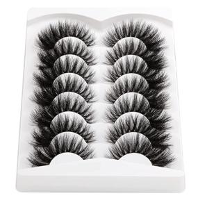 img 1 attached to Lashes Fluffy False Eyelashes Dramatic