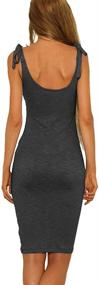 img 3 attached to Eliacher Adjustable Sleeveless Bodycon Dresses Women's Clothing