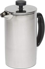 img 4 attached to ☕️ Lexington French Press Coffee Tea Maker - Insulated Stainless Steel, Double Wall Vacuum Sealed, 8 Cup Capacity - No Grounds Filtration