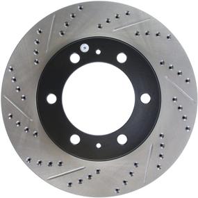 img 3 attached to Upgrade Your Vehicle's Front Right Brake System with StopTech 127.44129R Sport Drilled/Slotted Brake Rotor - 1 Pack