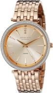 ⌚ johan eric je-f1000-09-009b fredericia women's gold quartz watch with analog display logo