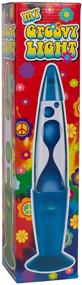 img 2 attached to Mesmerizing Blue Glow! Discover the My Groovy Light 13.5 Inch Tabletop Lava Lamp