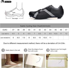 img 3 attached to 🚴 Santic Unisex Indoor Cycling Shoe - Ideal for Look Delta & Peloton Biking