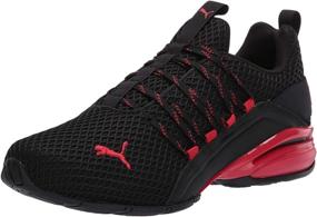 img 4 attached to PUMA Axelion Sneaker 👟 Black: High-Performance Men's Athletic Shoes