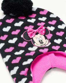 img 1 attached to ❄️ Disney Minnie Winter Mitten for Toddlers - Essential Cold Weather Accessories