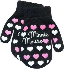 img 2 attached to ❄️ Disney Minnie Winter Mitten for Toddlers - Essential Cold Weather Accessories