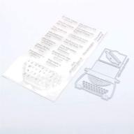 🖋️ kscraft adorable typewriter tag stamp and metal cutting dies set - diy scrapbooking, card making, kids crafts decoration supplies logo