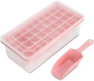 🧊 czwl&amp;hg ice cube tray with lid and bin - 36 nugget food-grade silicone ice tray, flexible ice cube molds with ice container, scoop, and cover логотип