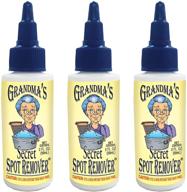 👵 grandma's chlorine-free spot remover - toxin-free stain remover for clothes - effective fabric stain remover for oil, paint, blood, and pet stains - pack of 3 logo