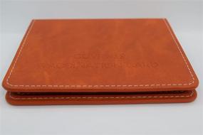 img 1 attached to 🧳 Leather Vaccine Protector Wallet for Enhanced Vaccination Safety