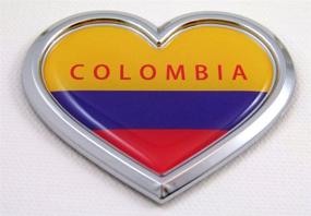 img 1 attached to Car Chrome Decals CBHRT046 Colombian