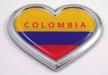 car chrome decals cbhrt046 colombian logo