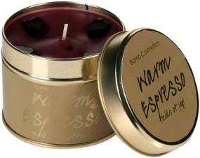 img 2 attached to ☕️ Bomb Cosmetics Warm Espresso Scented Tin Candle - Coffee, Caramel & Chocolate Fragrance with Pure Black Pepper & Vetivert Essential Oils - Vegan Friendly - 30-35 Hour Burn Time