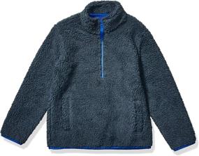 img 1 attached to Amazon Essentials Quarter Zip High Pile Exploded Outdoor Recreation in Outdoor Clothing