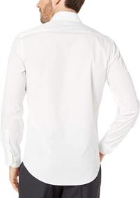 img 2 attached to Amazon Brand Buttoned Xtra Slim Spread Collar Men's Clothing