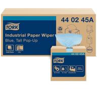 🧻 tork 440245a industrial paper wiper: pop-up box, 4-ply, 900-pack - efficient blue cleaning solution logo