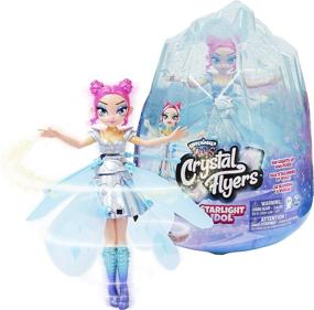 img 4 attached to Hatchimals 6061661 Egg Flying Pixie Crystal PopStar GML: Experience Enchanting Flight and Musical Magic!