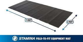 img 3 attached to Stamina Fold-to-Fit Exercise Mat (84x36-Inch) for Easy Folding