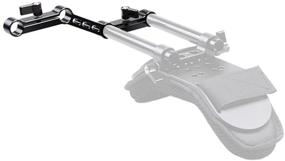 img 2 attached to 📷 SoRig Z-Shape Offset Clamp with 15mm Rail Rods, Adjustable Levers - Perfect for DSLR Camera Shoulder Rig