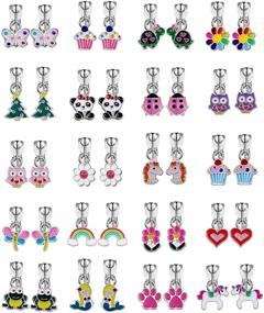 img 4 attached to 🧜 Delightful Mermaid-Inspired Non Pierced Earrings: Princess Jewelry for Girls