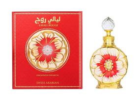 img 2 attached to LAYALI Rouge Perfume Oil for Women 15mL - Sweet, Juicy, and Tropical Oriental Fragrance - Sultry Coconut, Sandalwood, and Rose - Natural Alcohol-Free Attar - Body Oil by Swiss Arabian Oud - Fragrance Artisan