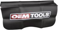 черный виниловый чехол для крыла oemtools 24900 (27" x 34") - обязательный инструмент для механиков для организации инструментов, защиты поверхности и очистки, не царапающее решение логотип