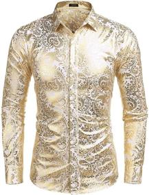 img 3 attached to 🌸 COOFANDY Floral Men's Clothing: Luxury Design Shirts for Enhanced SEO