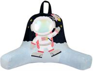 🚀 anzitinlan astronaut back pillows: perfect support for kids sitting in bed, ideal backrest reading pillow for boys and girls, child room boyfriend pillow logo