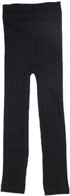 img 2 attached to Warm and Cozy Girls Winter Leggings with Velvet and Fleece Lining