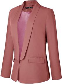 img 3 attached to 👩 Urban CoCo Women's Office Blazer - Premium Women's Clothing for Suiting & Blazers