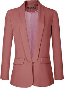 img 4 attached to 👩 Urban CoCo Women's Office Blazer - Premium Women's Clothing for Suiting & Blazers
