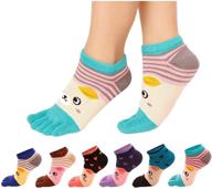 🧦 honow women's low cut toe socks: ankle cotton running socks (pack of 5/6) - ultimate comfort for active women логотип