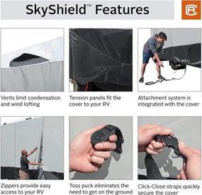 img 3 attached to 🚐 Classic Accessories Over Drive SkyShield Deluxe RV Class C Cover 29'-32' - Water Repellent RV Cover