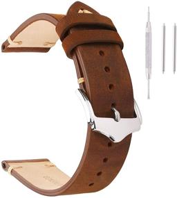 img 4 attached to 👢 EACHE Authentic Leather Replacement Bands