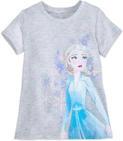 img 3 attached to 👸 Girls' Disney Elsa T-Shirt – Multi-Colored Frozen II Design