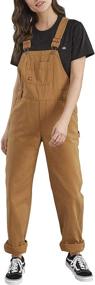 img 3 attached to Dickies Womens Overall Medium Stonewash Women's Clothing