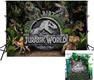 🦕 capture memorable moments with mohoto jurassic dinosaur backdrops: ideal for boys, teens birthday parties, baby showers, and photobooth sessions! logo