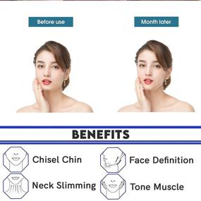 img 3 attached to Food-Grade Silicone Jaw Exerciser Set for Men and Women - Jawline & Neck Exerciser, Double Chin Reducer, Facial Exerciser - Helps Reduce Stress, Cravings & Restore Youthful Face Appearance (3 Pieces)