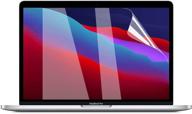 2-pack защитных пленок для macbook pro 13 2016-настоящее время и macbook air 13 2018-настоящее время (модель pro: a2338 m1 a2289 a2251 a2289 a2251 a2159 a1706 a1708 a1989, модель air: a2337 m1 a2179 a1932) - улучшенный seo логотип