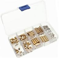 yosoo 120pcs m3 male female hex brass spacer standoff screw nut bolt motherboard assortment kit - ultimate hardware solution for computer building and repair logo