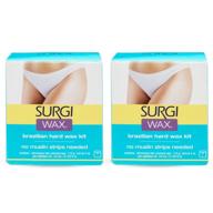 👙 effortless hair removal experience with surgi brazilian microwave hard pack logo