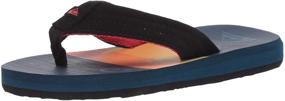 img 4 attached to Quiksilver Sandal Black Carver Print