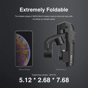 img 3 attached to 📹 MOZA MINI-S Essential Foldable Gimbal Stabilizer for Smartphone - Timelapse, Object Tracking, Zoom, Vertigo, Inception - 3-Axis Video Stabilizer for iPhone Xs Max, XR, X, 11, 12 Pro Max, Samsung Note 9, S9, 10, S10
